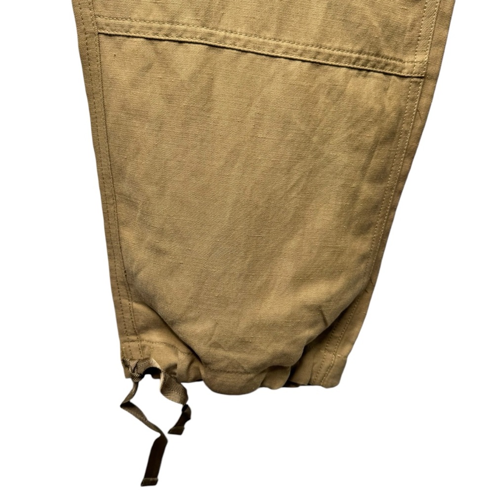 Polo Ralph Lauren Khaki Silk/Linen Blend Cargo Pants NWT 6 - Picture 7 of 10